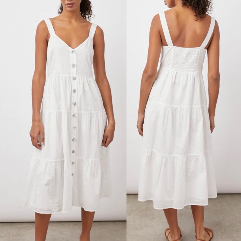 Rails Violet Dress in White Womens medium